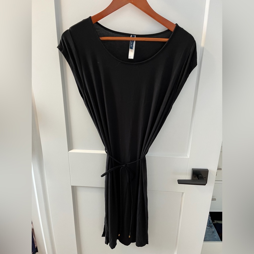 Chic Black T shirt Dress